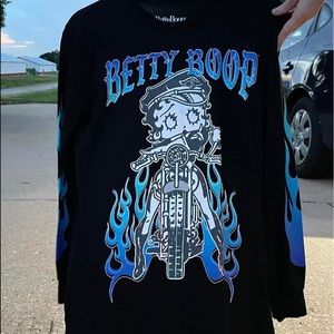 Betty boop flame shirt